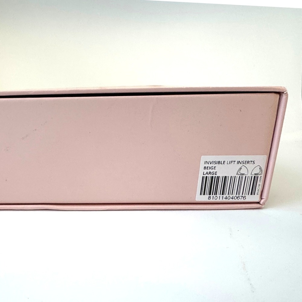 BOOMBA Invisible Lift Inserts Beige Large Double Sided Adhesive Bra Pads NEW - Picture 4 of 6